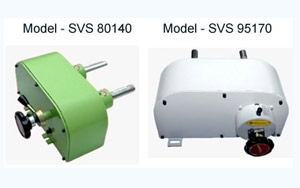 PIV Machanical Variable Speed Drive 0.37 to 3.7 Kw Speed variation ratio 5:1